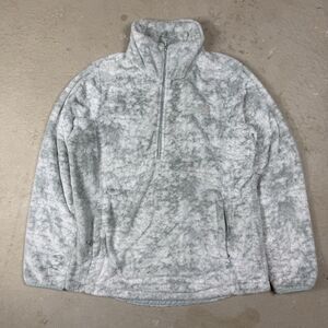 The North Face Osito 1/4 Zip Fleece Pullover Women’s L Meld Gray